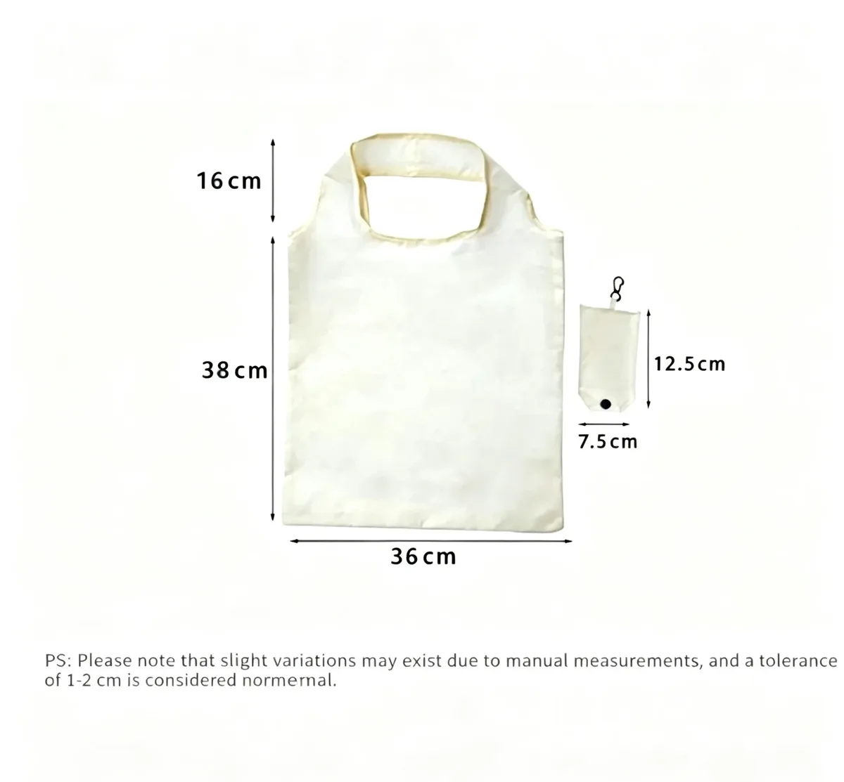 sac de shopping en polyester uni pour femmes, écologique, pliable, réutilisable, sac fourre-tout portable pour les courses et les voyages.