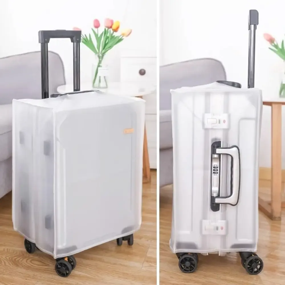 Nouvelle housse de protection givrée pour bagages, anti-poussière, durable, imperméable, accessoires de voyage