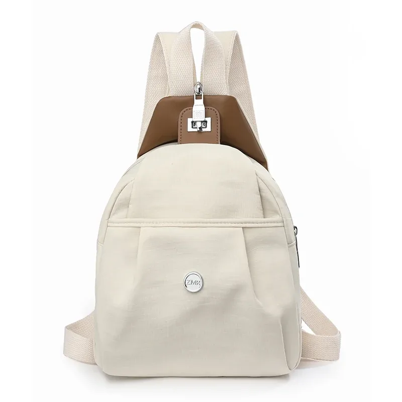 mini sac à dos multicolore, sac à dos léger en nylon, peut contenir un ipad mini, sac de voyage quotidien