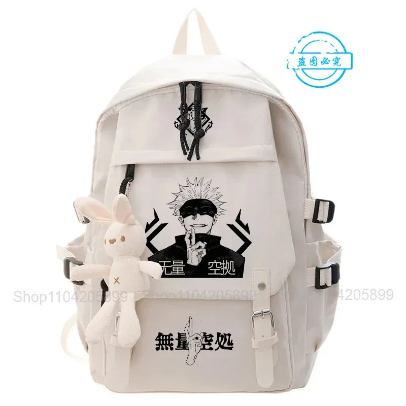 sac à dos jujutsu kaisen, sac d'école pour étudiants, cosplay, mochila, cadeaux pour garçons et filles, sac à dos de dessin animé, sac à dos pour ordinateur portable, sac à dos de voyage