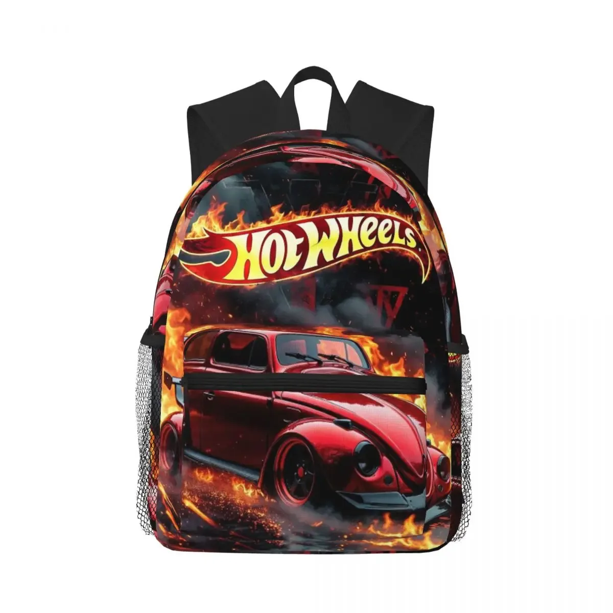 sac à dos hot wheels race pour étudiants, sac d'école, sac à dos de randonnée, sac de voyage pour hommes et femmes, sac à bandoulière