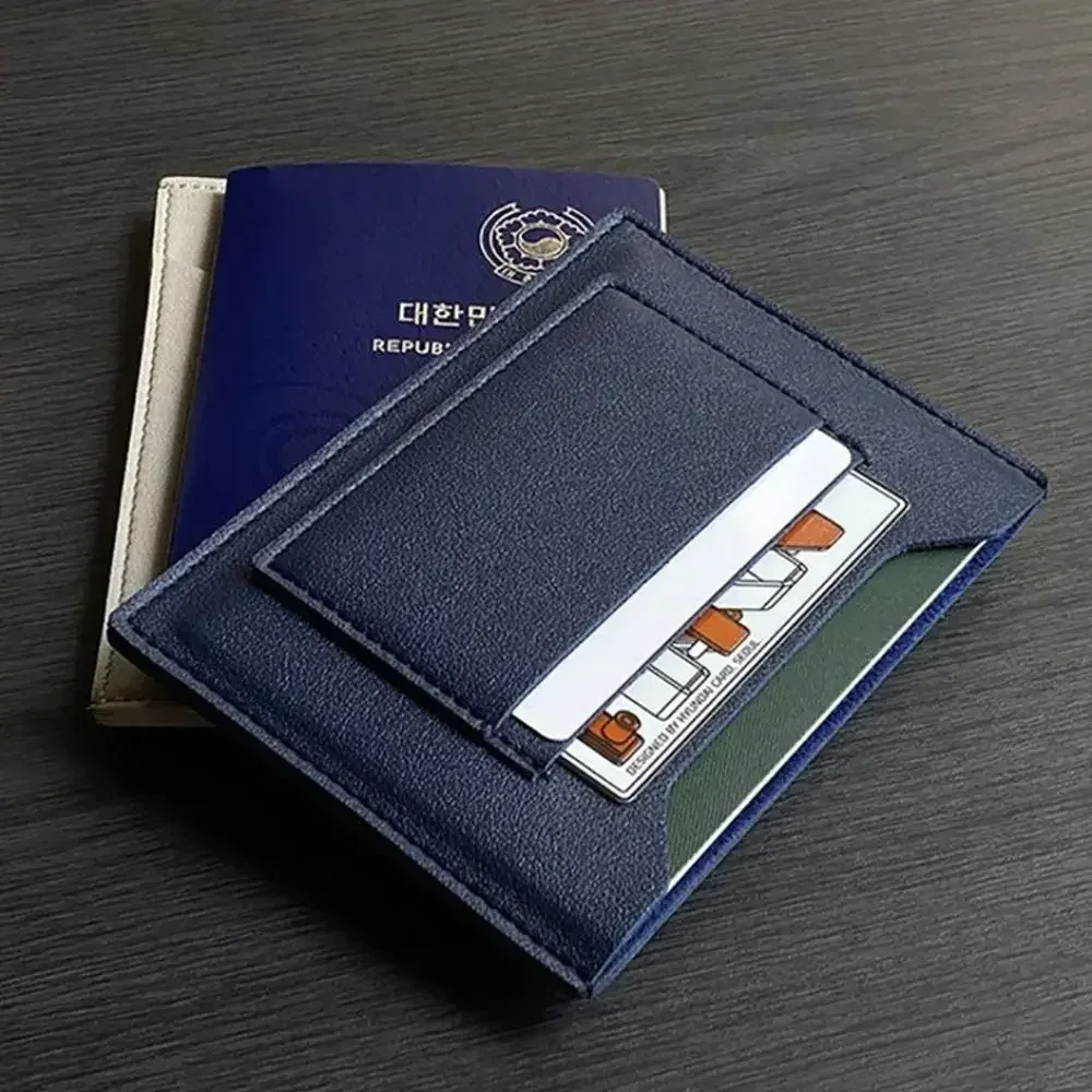 couverture de passeport multicolore, porte-carte étanche en pu, sac de rangement de certificats multi-fentes de grande capacité, portefeuille d'affaires de voyage