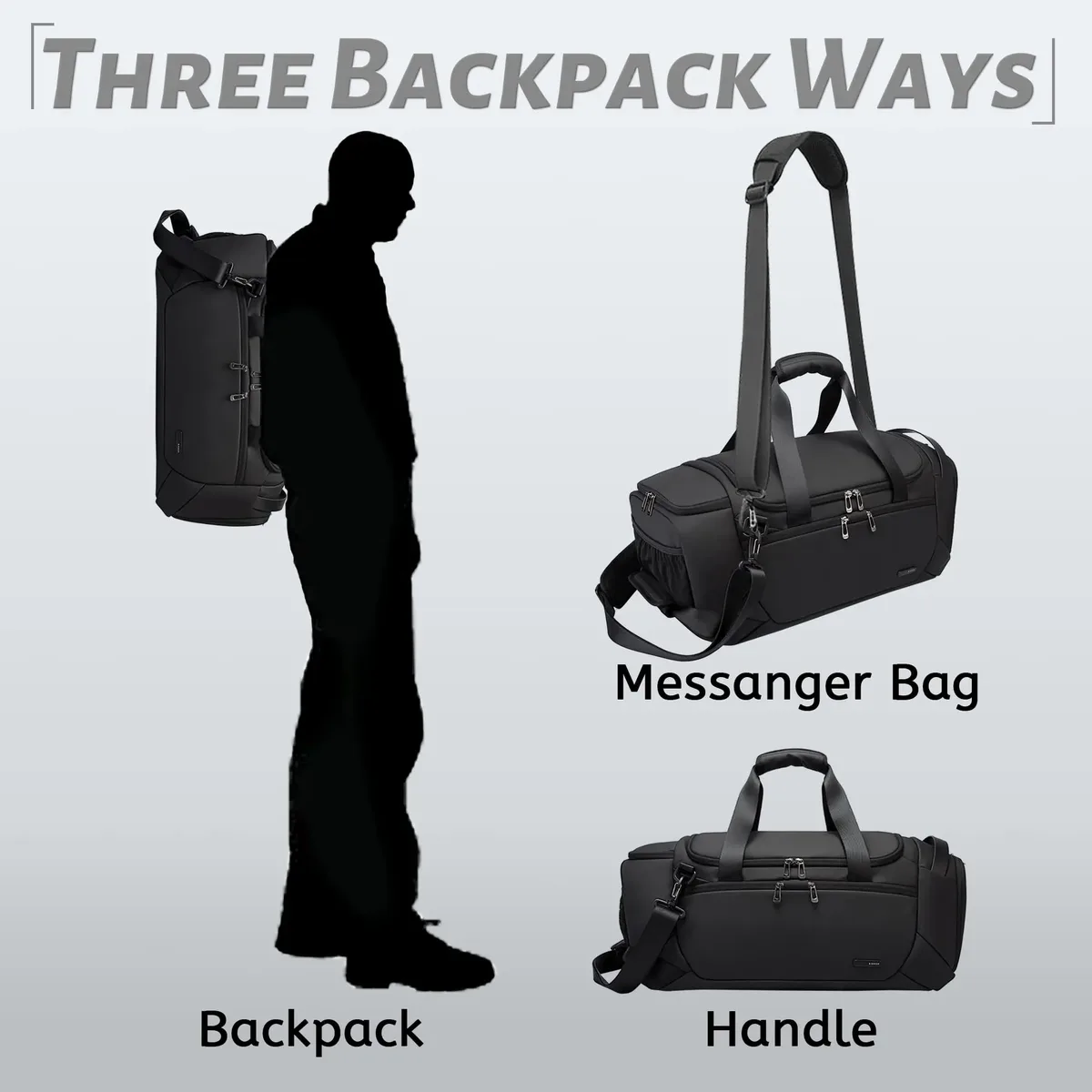 bange – sacs polochons de sport imperméables avec compartiment à chaussures, sac de sport de 21 pouces pour hommes avec compartiment humide et sec, sacs de voyage