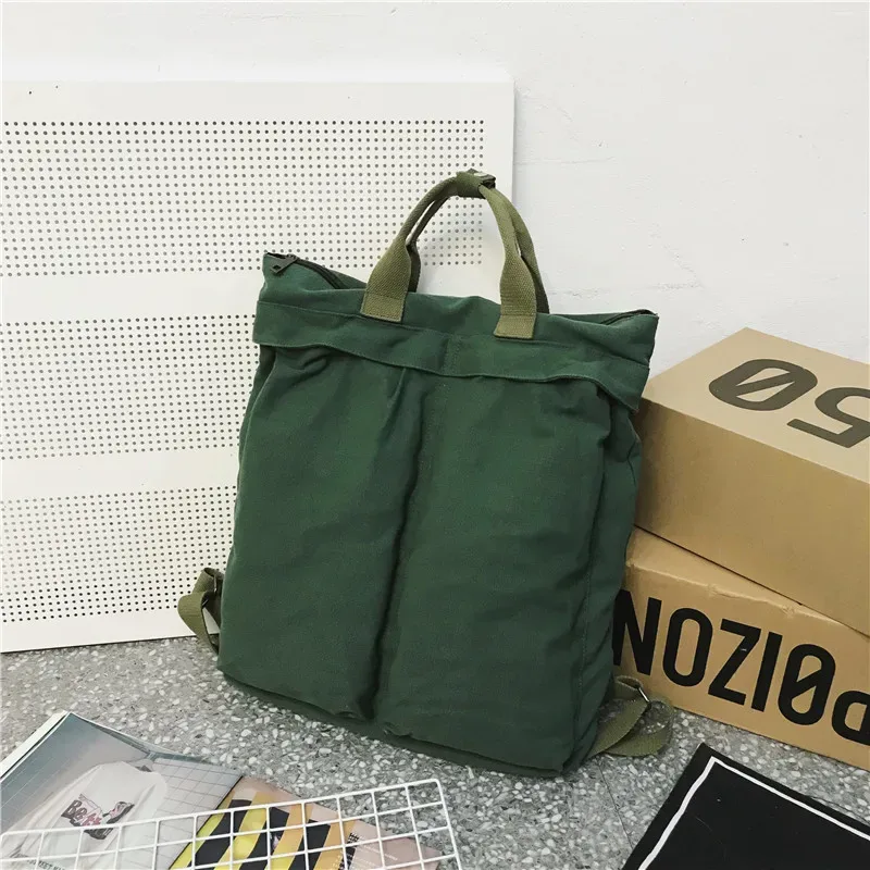 sac à dos en toile pour hommes et femmes, sac d'école grande capacité pour étudiants, sac à dos tendance pour ordinateur portable, sac à dos de voyage et de plein air pour le printemps