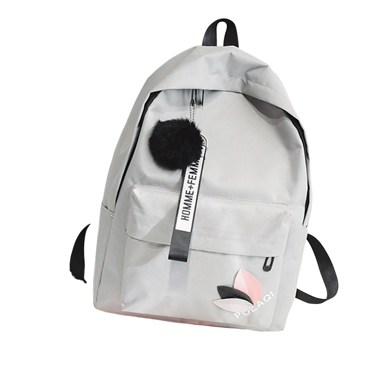 sac à dos en toile pour femmes, pour les élèves du collège, sac à dos en toile à renfort triangulaire, sac à dos en toile imperméable