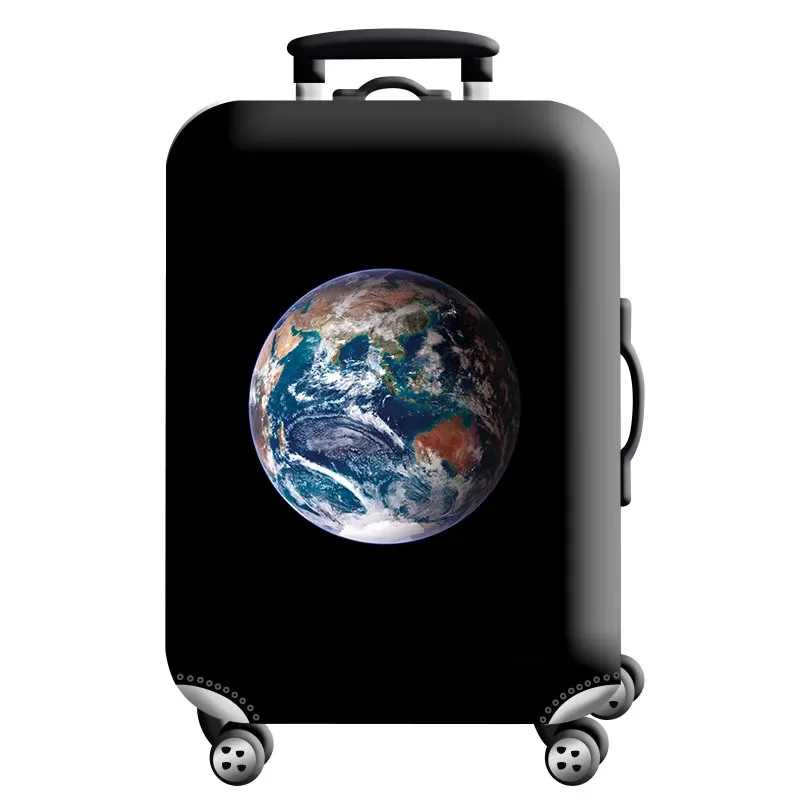 housse de protection pour bagages en tissu extensible, étui anti-poussière pour bagages, adapté à la valise de 18 à 32 pouces, organisateur de voyage