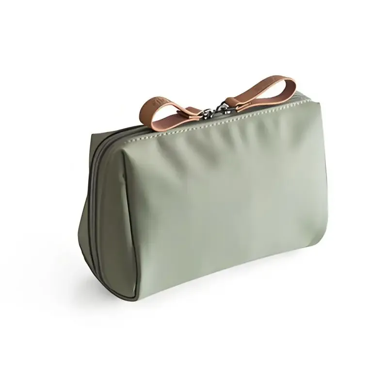 sac à cosmétiques portable pour femmes, mini organisateur de maquillage, pochette à rouge à lèvres, sac à main léger et doux pour les voyages et le quotidien