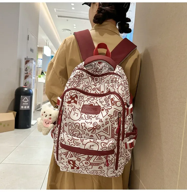 nouveau sac à dos pour femmes, sac de voyage, sac à dos scolaire pour adolescentes, sac à livres, mochila