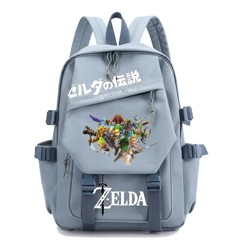 sac à dos étudiant the legend of zelda, sac à bandoulière décontracté pour l'extérieur, sac à dos tendance personnalisé grande capacité mochilas