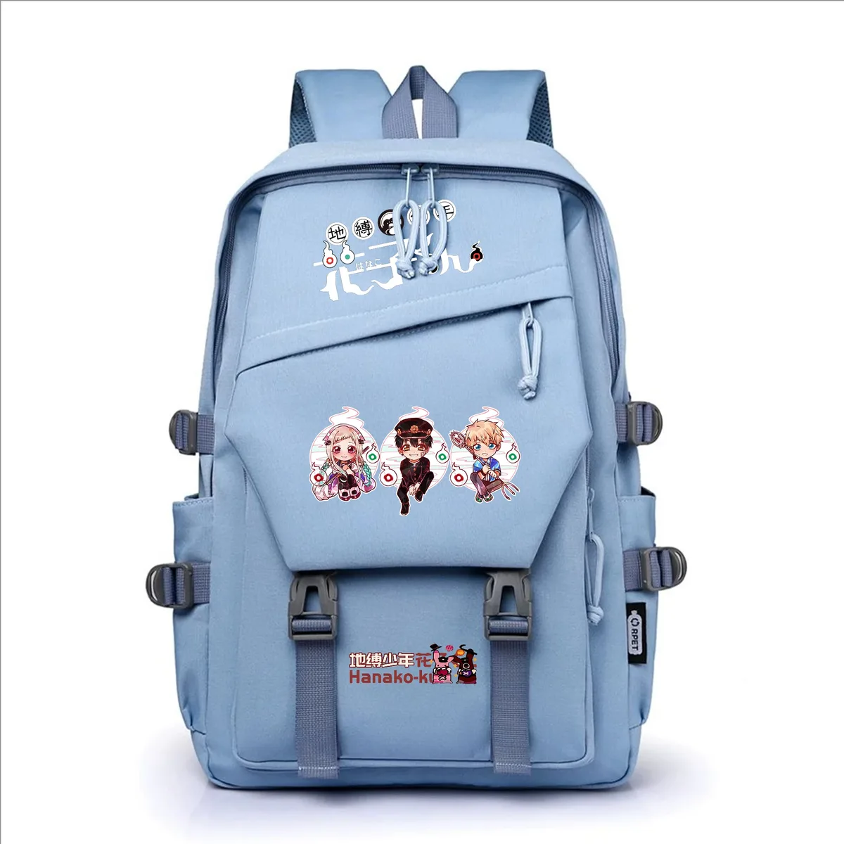 sacs à dos décontractés pour étudiants, sacs à livres pour filles, sacs à dos pour ordinateur portable, sacs à bandoulière, motif dessin animé anime toilet-bound hanako-kun