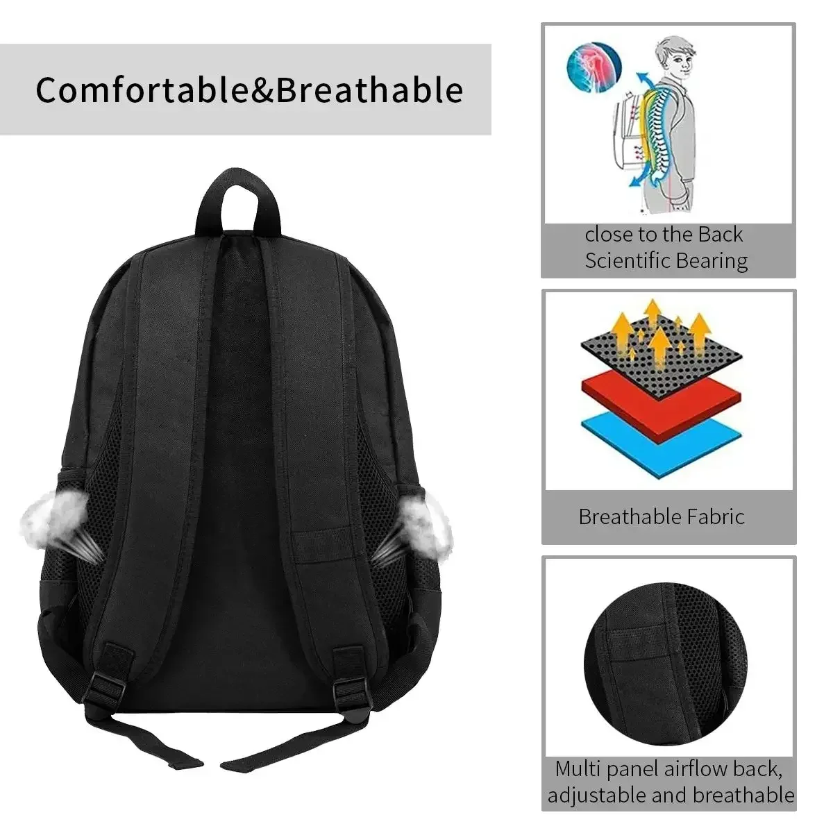 am pix ratatouille tendance sac à dos grande capacité salle de sport nouveau style sac à dos d'équitation écologique
