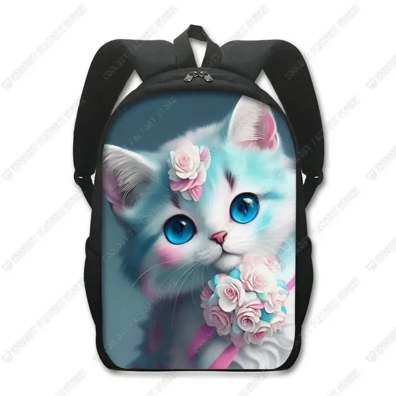 sac à dos chat mignon chat persan/siamese, sacs d'école pour enfants pour adolescents, chat britannique écossais, sacs à dos pour ordinateur portable, sac de livre chaton