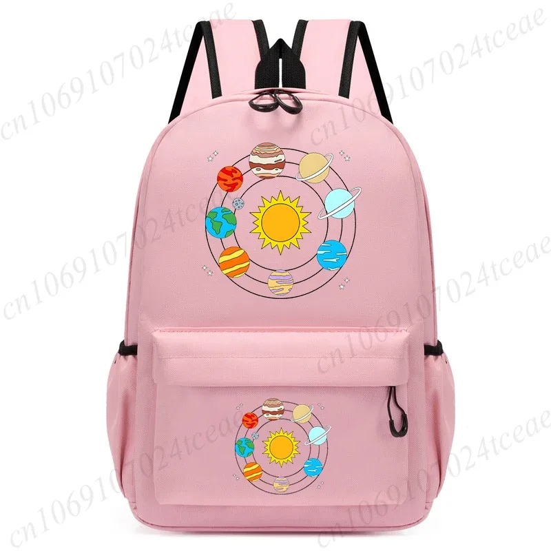 nouveau sac à dos pour enfants, sac d'école imprimé planètes et étoiles, sac de voyage pour enfants, sacs d'école maternelle