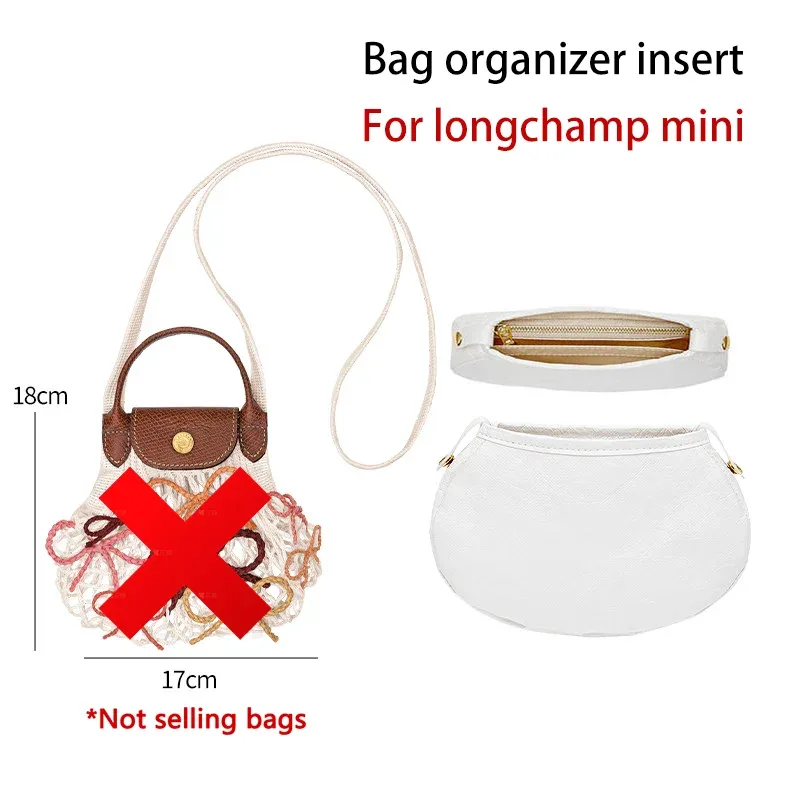 organisateur de sac pour longchamp bow net bag, imperméable, durable, support de sac tendance, accessoire de rangement intérieur pour modification de sac