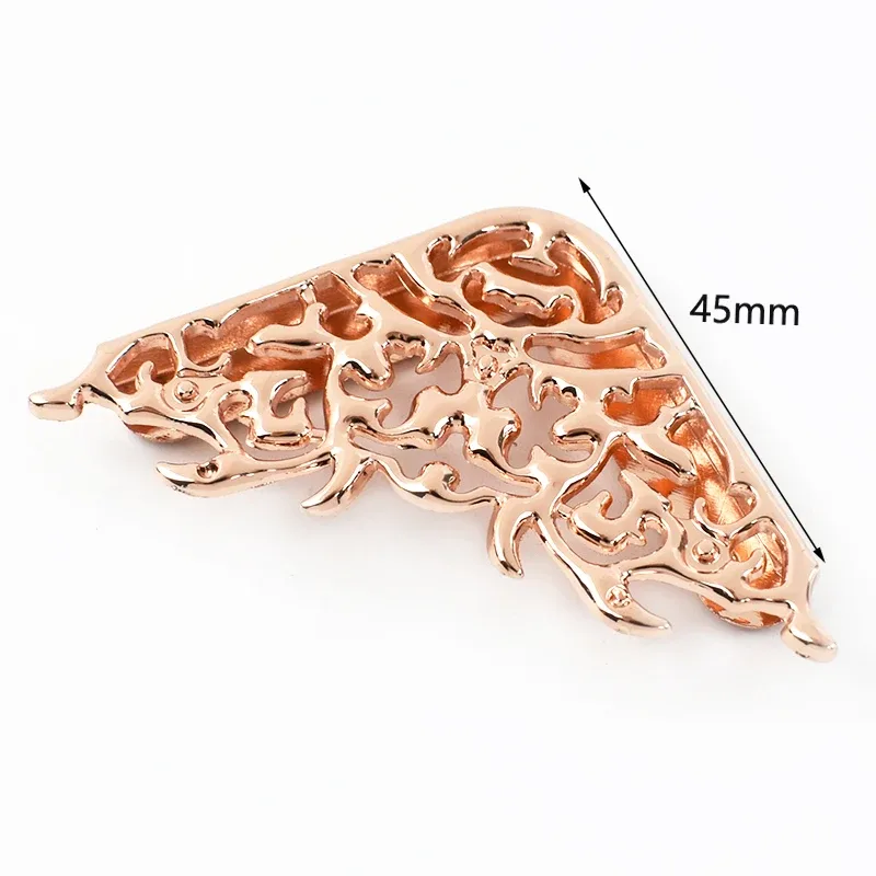 deepeel-boucles de protection des bords du sac à main, décoration d'angle de sac à bagages, fermoirs en métal, accessoires de quincaillerie de bricolage, 25mm, 35mm, 40mm, 45mm, 54mm, 5/10 pièces