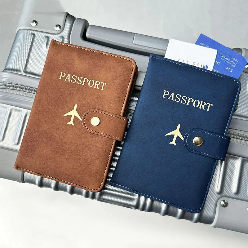 porte-passeport pour voyage essentials, étui portefeuille pour accessoires de voyage, porte-livres de passeport pour femmes/hommes