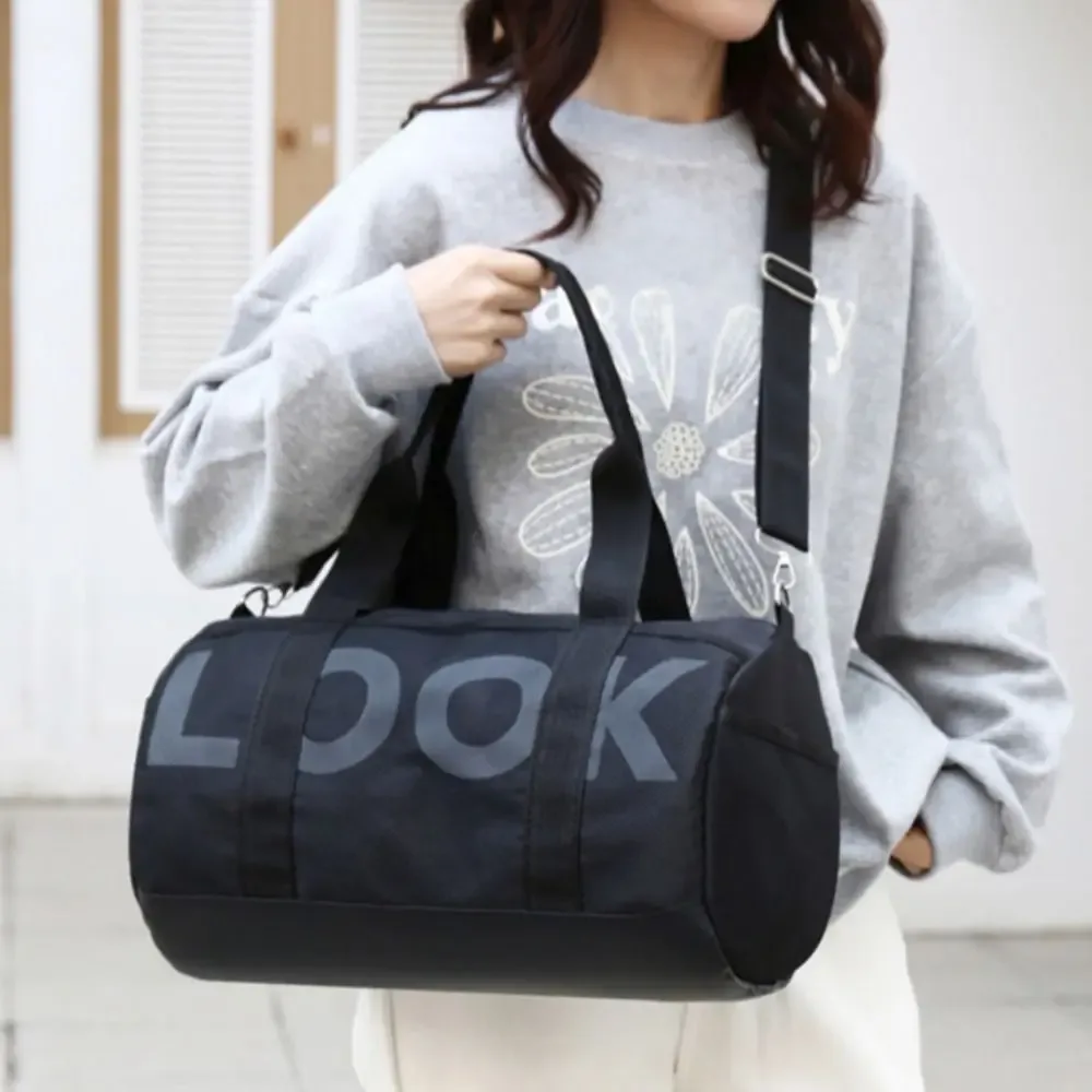 sac de voyage en nylon tendance, grande capacité, motif look, sac à main de sport imperméable et robuste, sac à bandoulière pour homme et femme