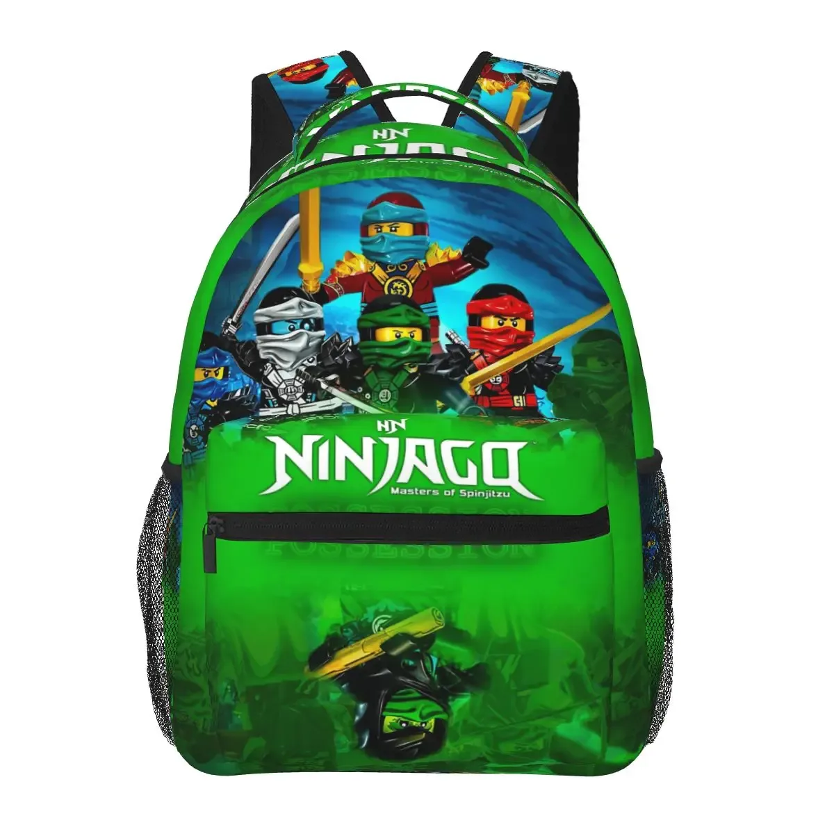 sac à dos ninjagos ninja warrior pour étudiants, sac d'école, sac à dos de randonnée, sac de voyage pour garçons et filles, sac à dos à la mode, sacs à bandoulière
