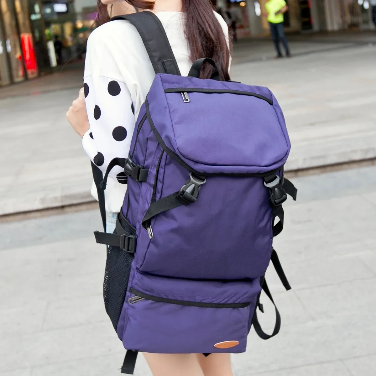 sac de randonnée surdimensionné de grande capacité, étanche, 55l, pour l'extérieur, sport, escalade, voyage, pour hommes et femmes, sac à bagages léger