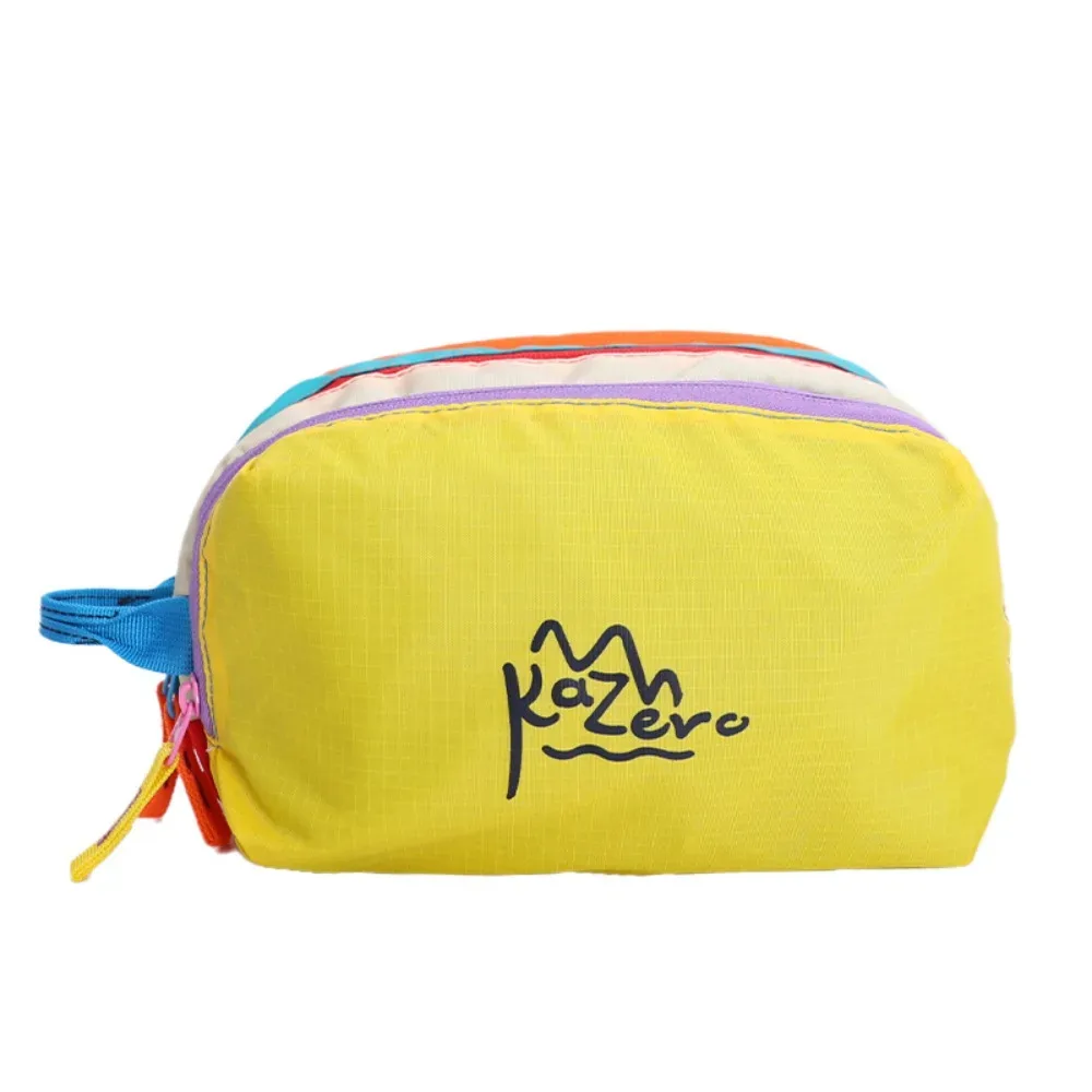 sac de maquillage multifonctionnel dopamine, fermeture éclair, multi-poches, mignon, sac à cosmétiques, porte-monnaie étanche, trousse de toilette en nylon pour femmes