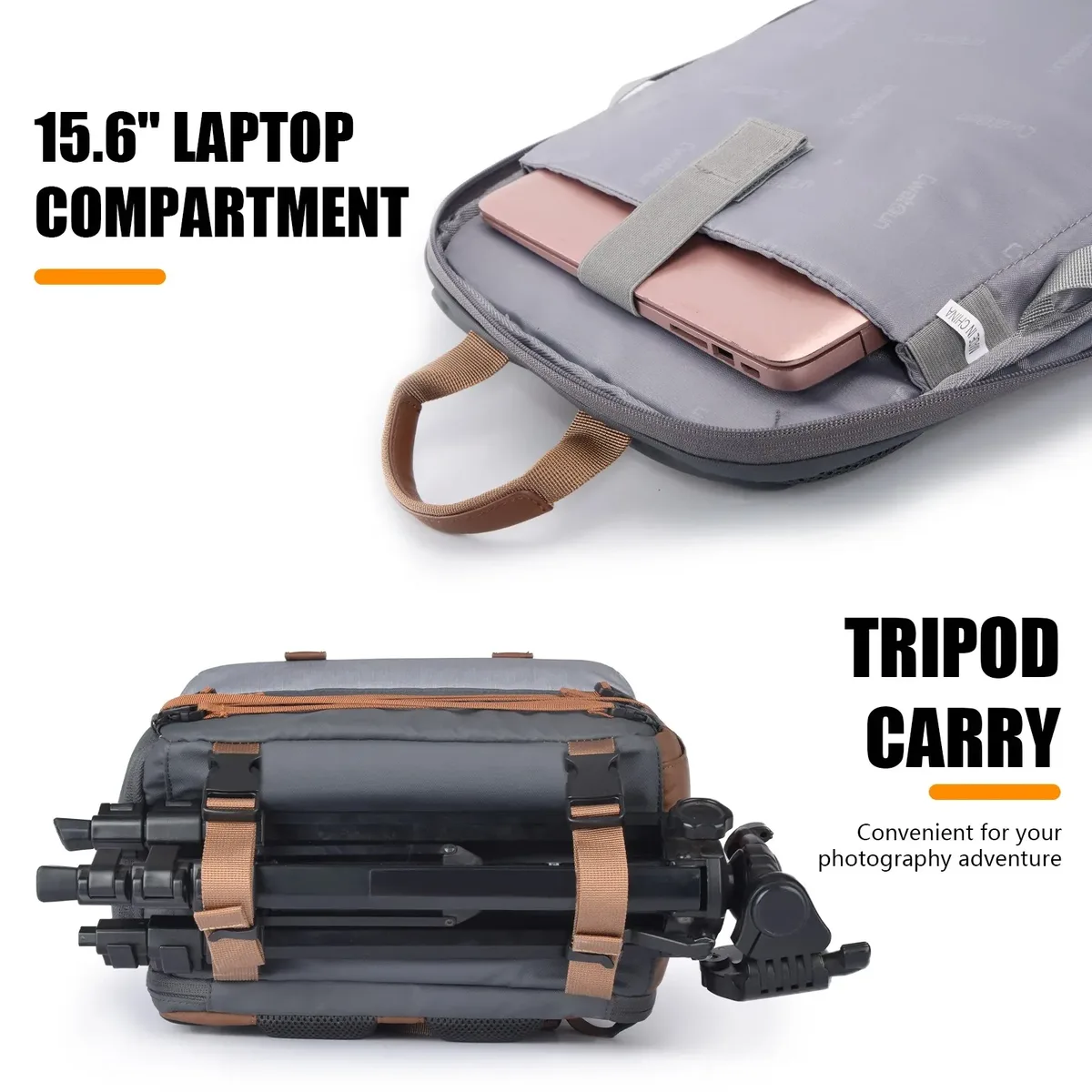 sac à dos pour appareil photo. sac pour appareil photo étanche, sac de photographie de voyage multifonctionnel, boîte pour appareil photo, pour canon/nikon/ dslr/digital dslr