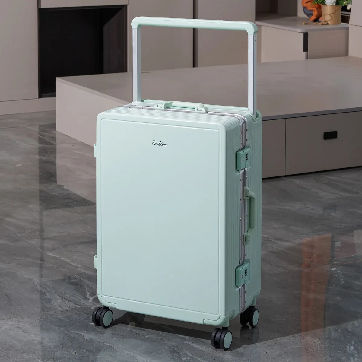 valise à roulettes avec poignée large, nouvelle valise de voyage, valise étudiante avec serrure à code, multifonctionnelle, grande capacité, roues pivotantes