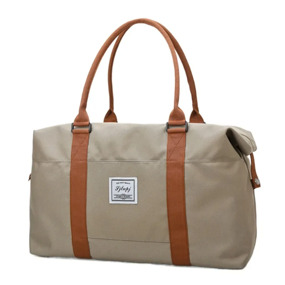 sac de voyage de grande capacité pour femmes, sac à main sec et humide séparé, sac de sport étanche et réglable