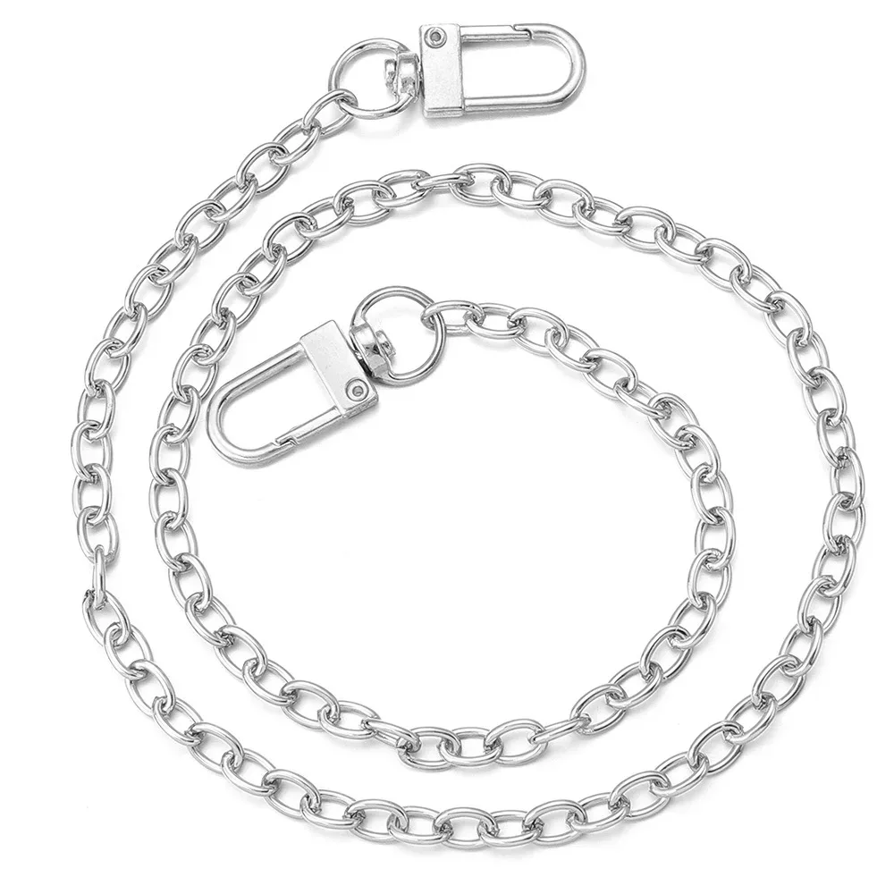 chaîne de remplacement en aluminium pour sacs, 20/40/80/120cm, bandoulière pour femmes, chaîne de remplacement pour sacs à bandoulière, accessoires pour sacs