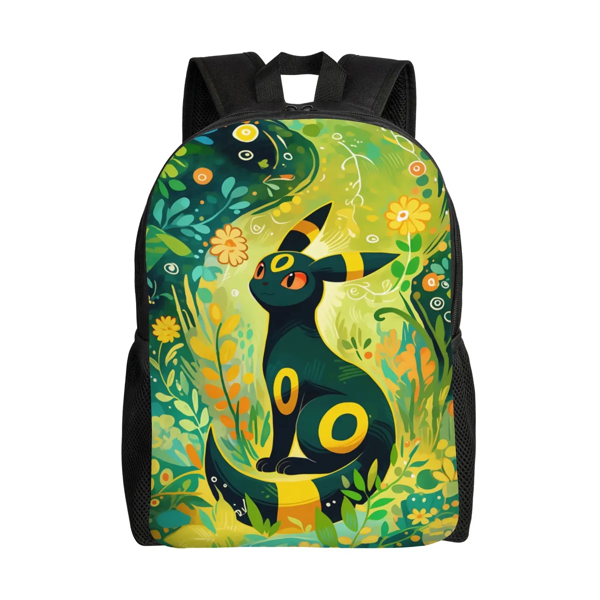 sacs à dos tendance, sac à dos pokemon, sac à dos de jour eevee eeveelution, mochila, sac à dos rétro lavable pour le travail et le bureau