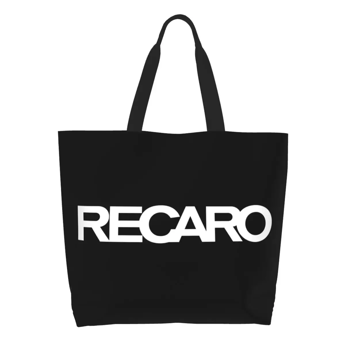 sacs fourre-tout en toile avec logo personnalisé pour femmes, sacs à provisions durables, grande capacité, épicerie