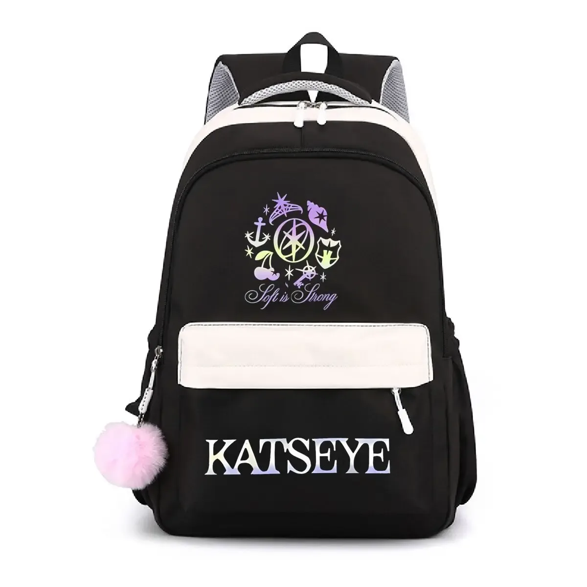 Sac à dos scolaire pour filles, sac à dos imprimé Katseye, sac à dos pour étudiants, cadeaux pour hommes et femmes, sac à dos quotidien, sac à dos tendance et cool, sac à dos populaire