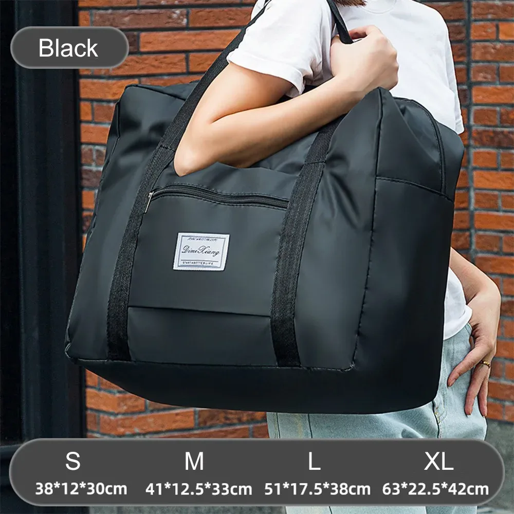 sac de voyage pliable multifonction en tissu oxford, sac à bagages de voyage imperméable grande capacité, sacs à main de voyage, organisateur de vêtements