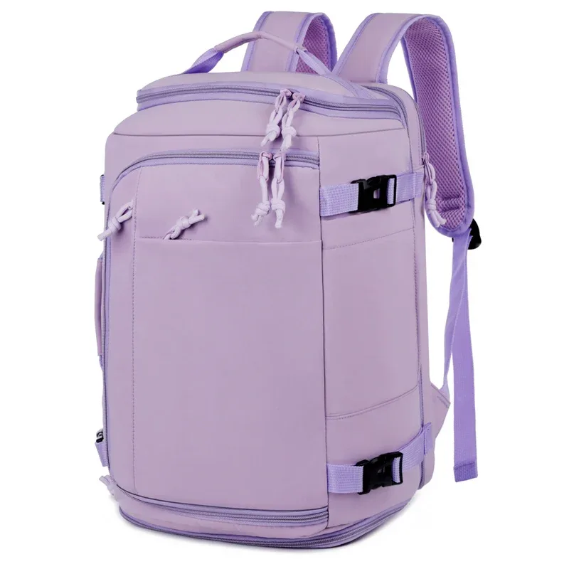 sac à dos extensible grande capacité avec compartiment humide/sec et compartiment à chaussures, sac de voyage décontracté pour affaires