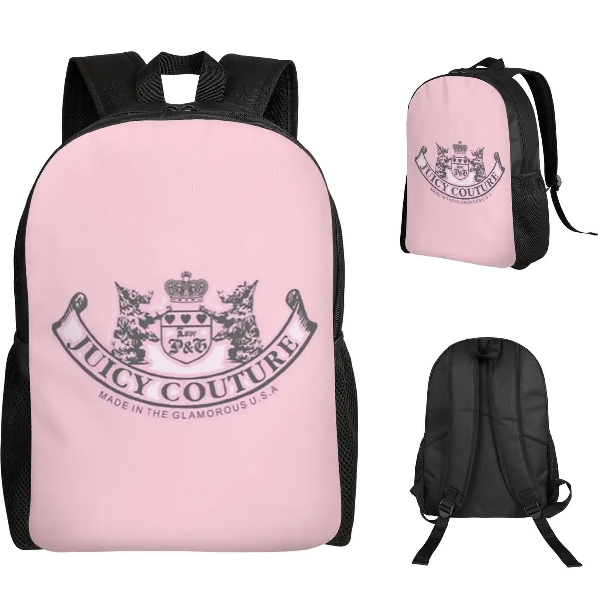 Sac à dos classique Juicy Couture pour étudiants, garçons et filles, sac d'école, sac à bandoulière pour ordinateur portable