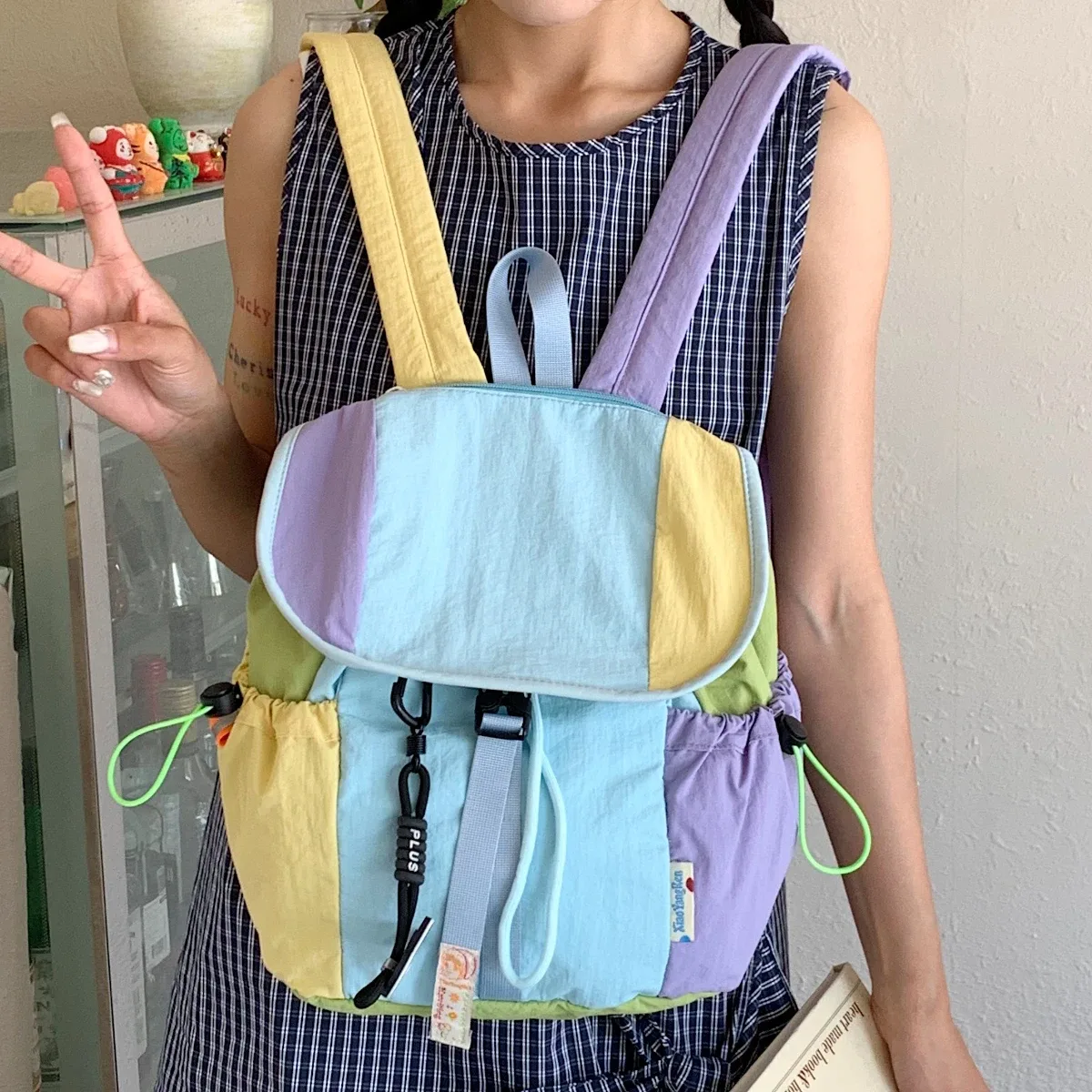 Sac à dos personnalisé, sac d'école pour femme, sac à dos de randonnée pour sports de plein air, sac d'alpinisme, sac de voyage de courte distance, sac d'ordinateur, sac de classe d'étudiant de shopping à la mode