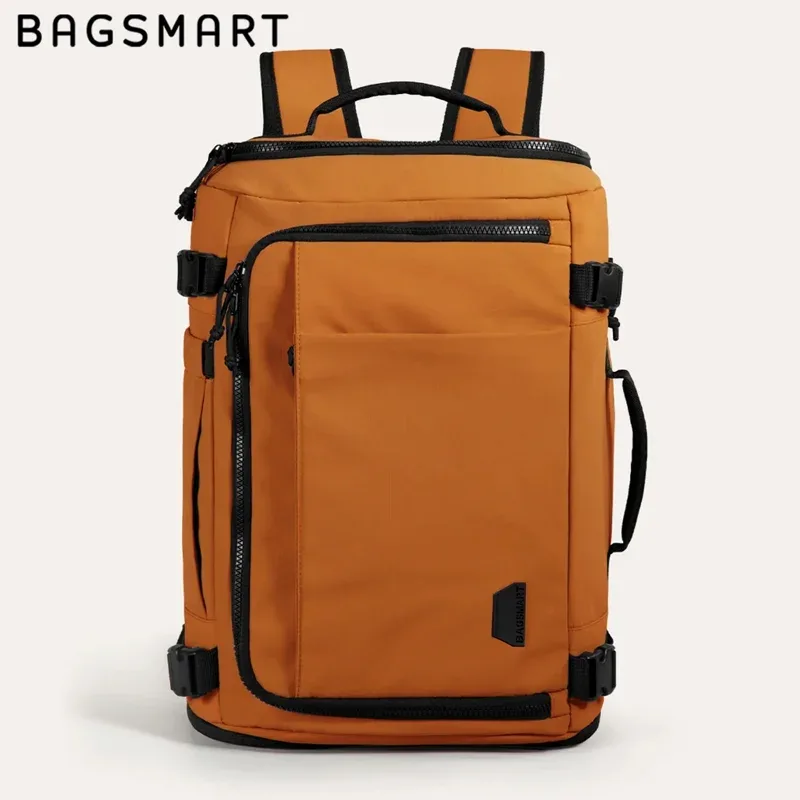 bagsmart – sac à dos pour hommes, pour cabine, valise de grande capacité, sacs à dos de voyage, sac à dos étanche pour ordinateur portable
