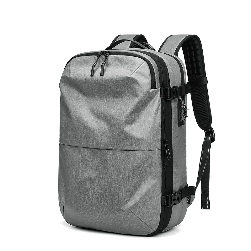 sac à dos de voyage à compression sous vide pour hommes, sac à dos pour ordinateur portable 17 pouces, sac à dos scolaire de grande capacité, sac à dos de randonnée étendu sr