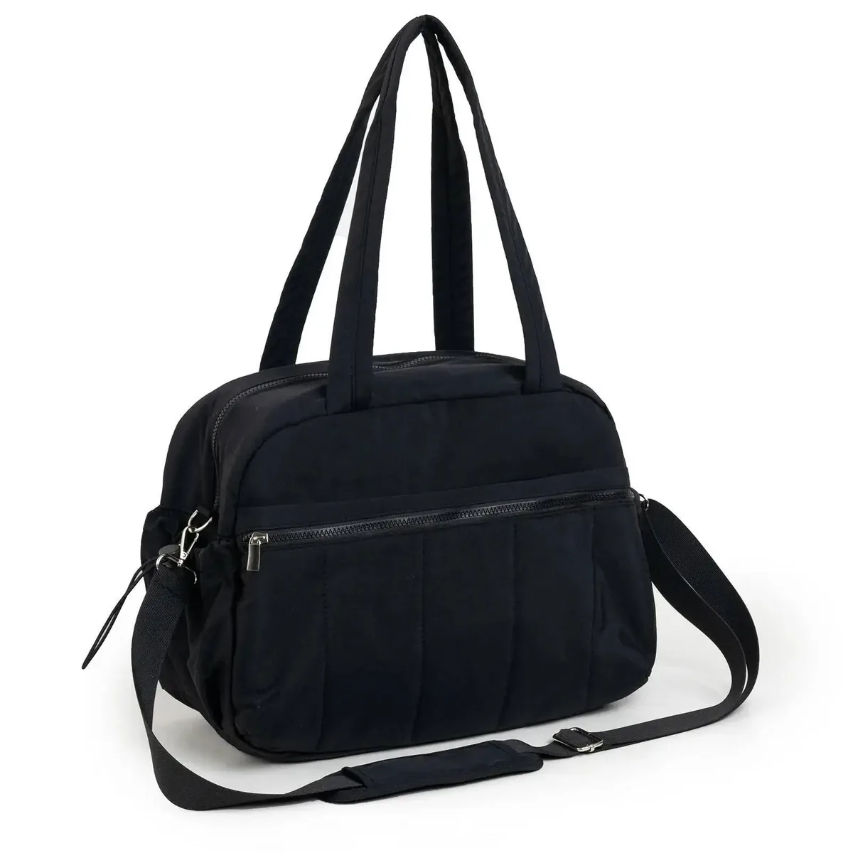 sac polochon avec compartiment à main pour femmes, séparation sèche et humide, sac de voyage, sac de sport pour femmes