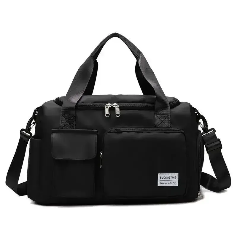 sac de voyage de grande capacité pour week-end, sacs de sport avec compartiment à chaussures, sacs de sport et de fitness pour femmes, sac à bandoulière