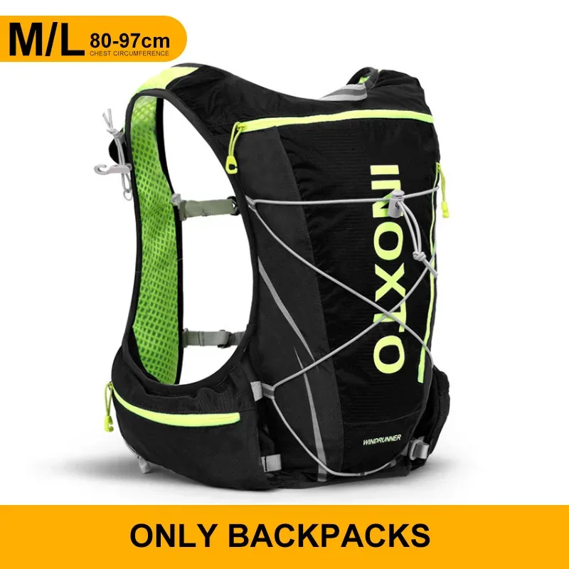 gilet hydratant de course en plein air 8l, sac à dos hydratant pour cyclisme, trekking, randonnée, marathon, vélo, avec bouteille d'eau de 500ml