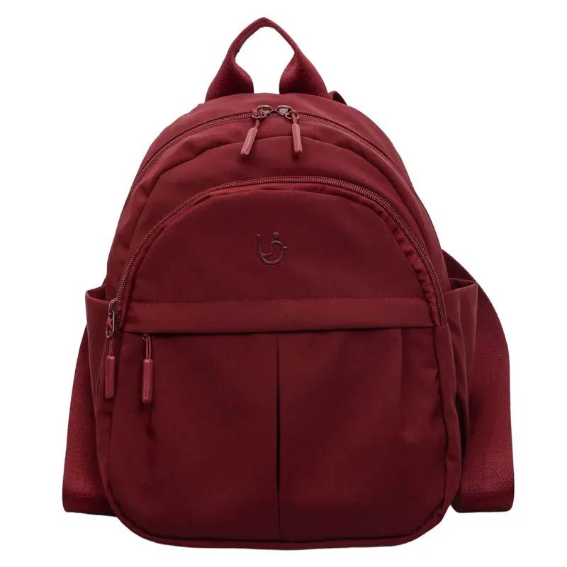 nouveau mini sac à dos en nylon léger et respirant pour femme, idéal pour les trajets quotidiens, sac à dos décontracté grande capacité pour étudiante