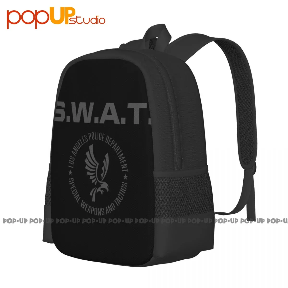 swat lapd los angeles police dep, série télévisée, s.w.a.t. sac à dos inspiré du reboot, grande capacité, style sport vintage