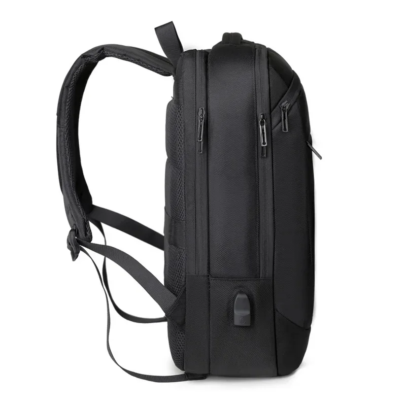 sac à dos décontracté en tissu oxford imperméable, sac pour ordinateur de 14 pouces pour hommes et femmes, sac à dos de grande capacité pour les trajets quotidiens