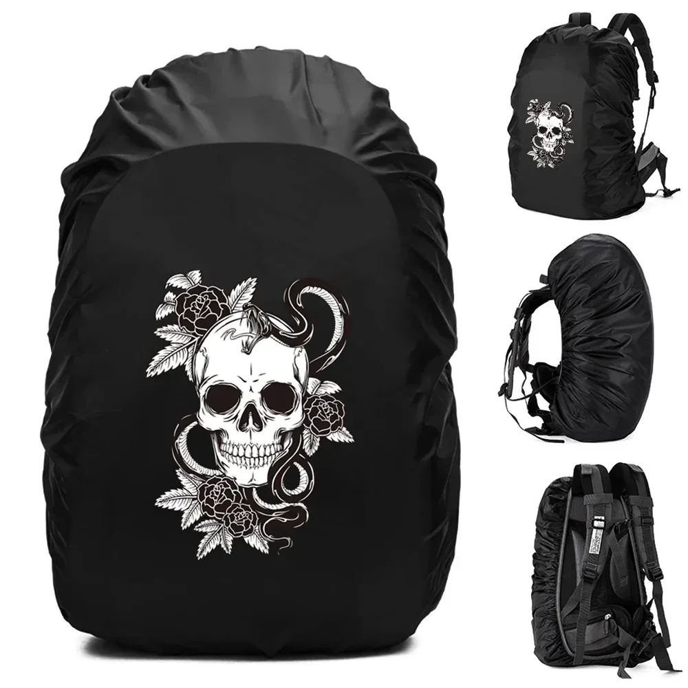 sac à dos imperméable pour homme, housse de pluie, sport de plein air, cyclisme de nuit, housse de pluie légère, sac de sécurité, camping, randonnée, 20l-75l