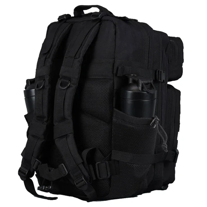 sac à dos tactique pour la gestion de la préparation des repas, 45l, étanche, isolé, refroidisseur de déjeuner, pour salle de sport, randonnée, camping, voyage, double porte-gobelet