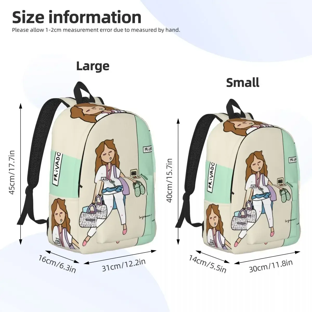 sac à dos léger pour infirmière et médecin, sac à dos cool pour lycée, sac à dos pour ordinateur portable, sac lancé, 1 sac à dos
