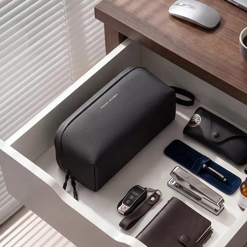 sac organisateur de technologie mark ryden "techpod" avec fermeture éclair ykk, pochette multi-compartiments pour accessoires électroniques, pour les voyages et les affaires