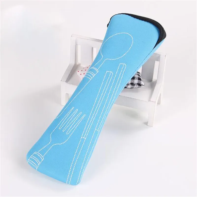 housse de rangement de couverts nomades, pour couteaux, fourchette, cuillère, coffret pour ranger les ustensiles
