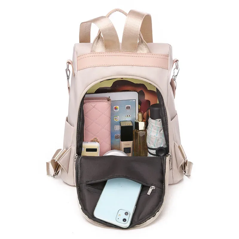 sac à dos oxford étanche pour femmes, sac à dos brodé de grande capacité, sacs de voyage, nouveau sac d'école pour étudiantes, sac à dos décontracté pour dames