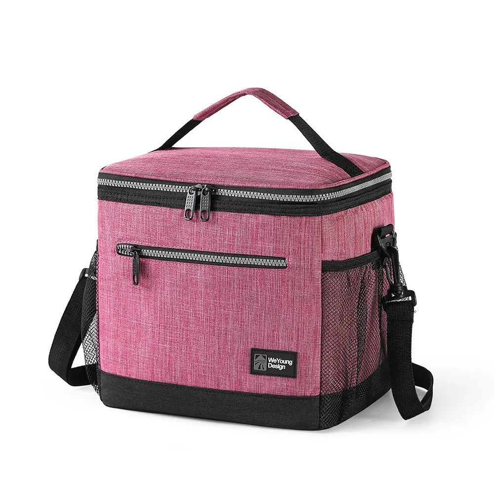 sac d'isolation thermique de grande capacité, sac de rangement de fruits bento pour les déplacements au bureau en plein air, sac isotherme thermique pour boissons et boissons